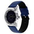 Sonata Quartz Analog Purple Dial Leather Strap Watch for Men - image number 1