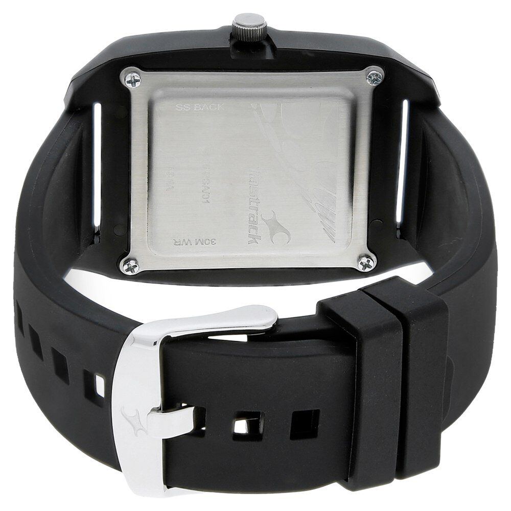 Buy Online Fastrack Quartz Analog Black Dial Plastic Strap Watch for Guys 3115pp03c Titan