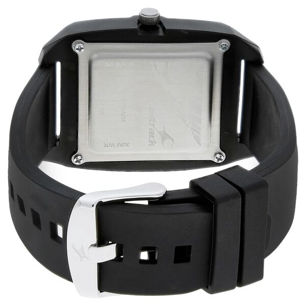 Fastrack Quartz Analog Black Dial Plastic Strap Watch for Guys - image number 3