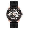 Kenneth Cole Automatic Black Dial Silicone Strap Watch for Men - image number 0