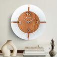 Titan Wood & Glass Fusion Wall Clock - 32 cm x 32 cm (Medium) - image number 0