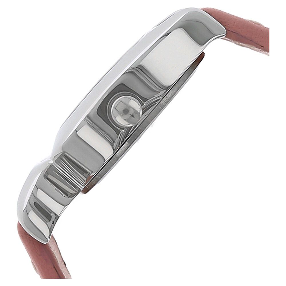 Buy Online Fastrack Quartz Analog Silver Dial Leather Strap Watch for Girls np6091sl01 Titan