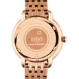 Xylys Quartz Analog Pink Dial Rose Gold Stainless Steel Strap Watch For Women - image number 4