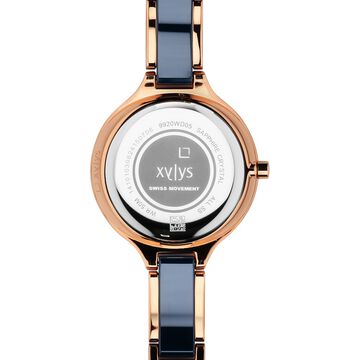 Xylys Seraphina Swiss Analog Steel & Ceramic Mother of Pearl Green Dial Watch for Women