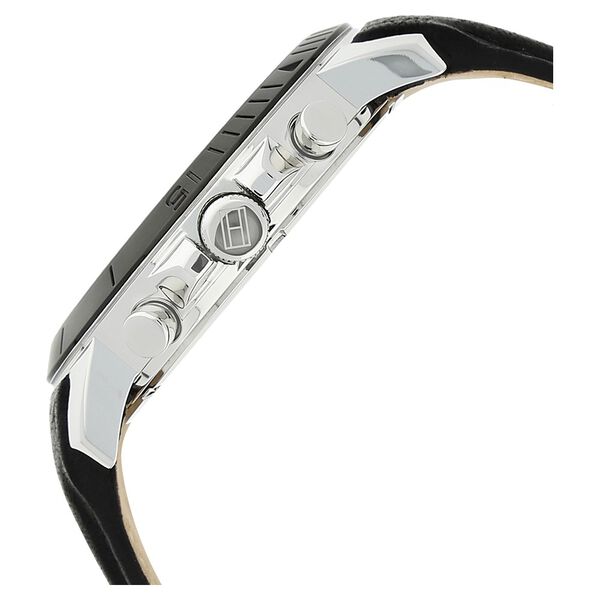 Tommy Hilfiger Quartz Multifunction Black Dial Leather Strap Watch for Men - image number 2