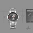 Fastrack Groove Quartz Analog Grey Dial Silver Stainless Steel Strap Watch For Guys - image number 3