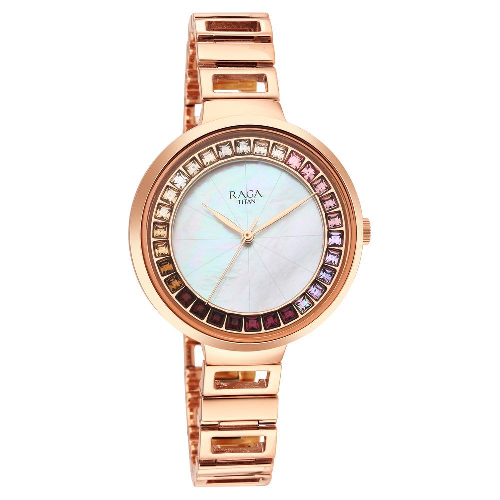 Titan raga mother discount of pearl rose gold