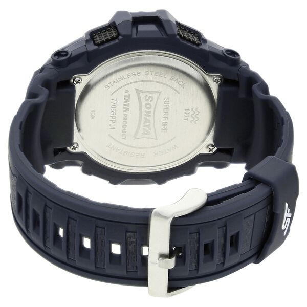 SF Digital Dial Plastic Strap Watch for Men - image number 3
