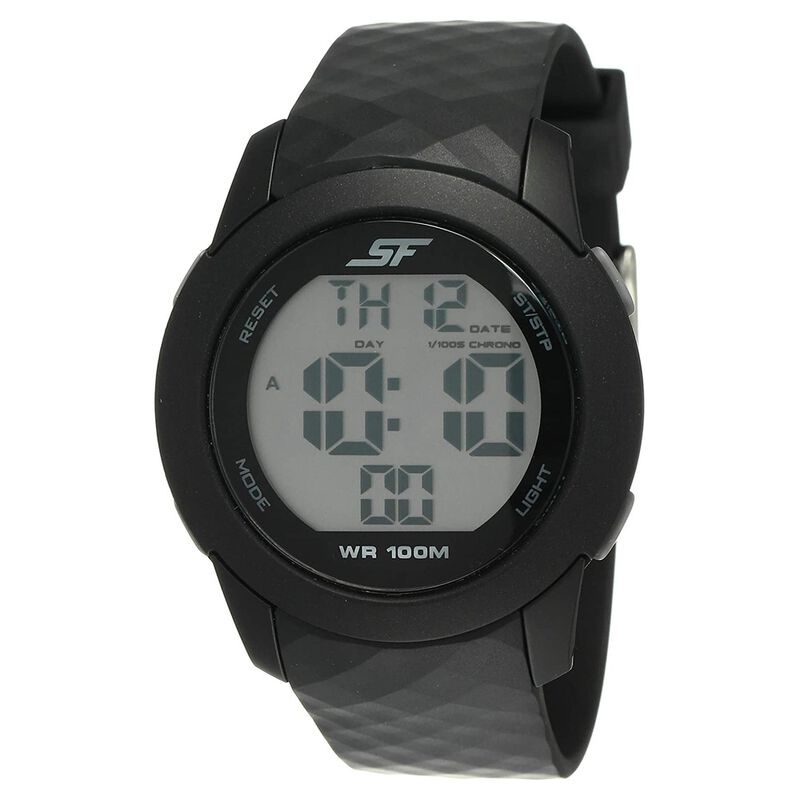 SF Digital Watch with Black Strap for Men - image number 0
