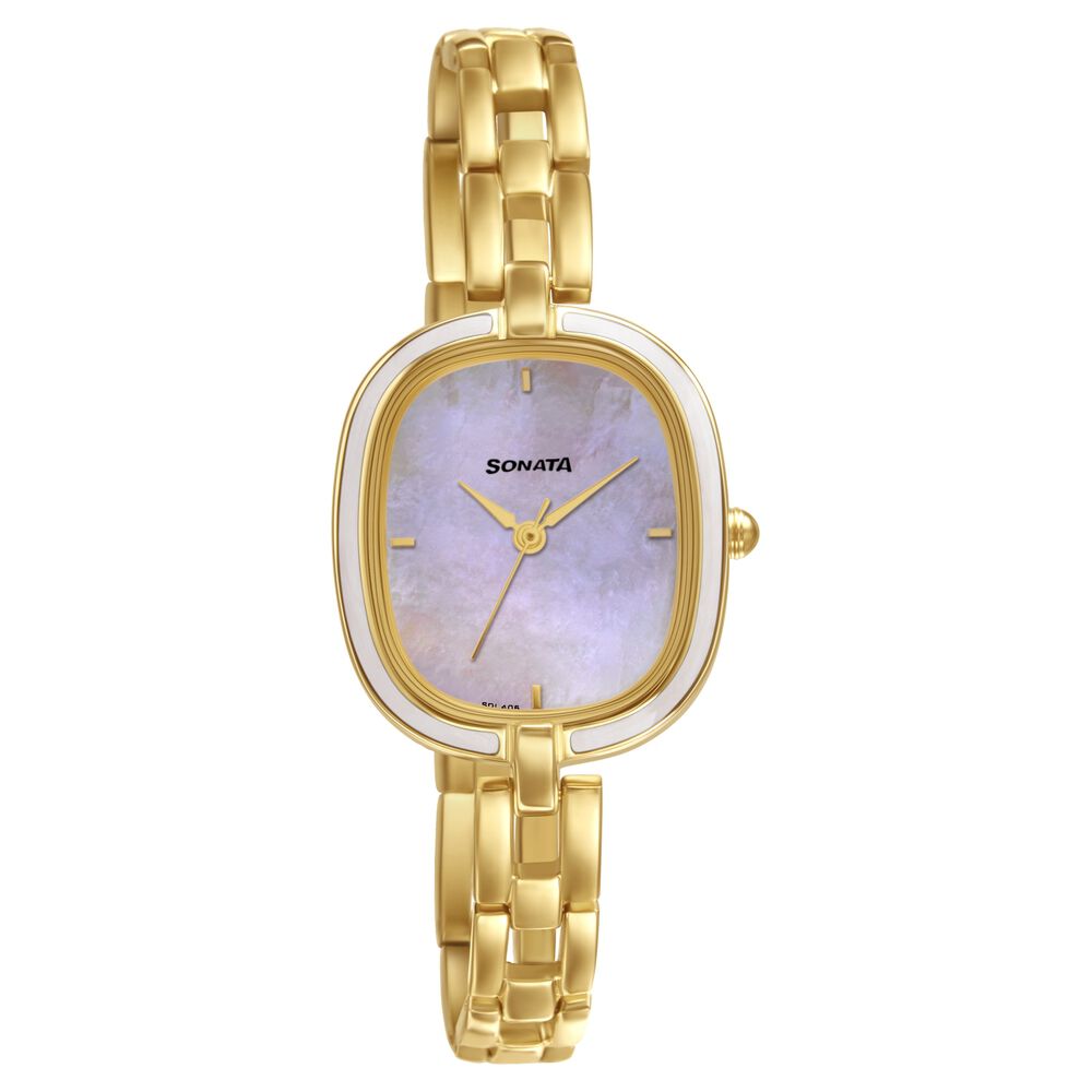 Buy Online Sonata Wedding Mother of Pearl Dial Women Watch With