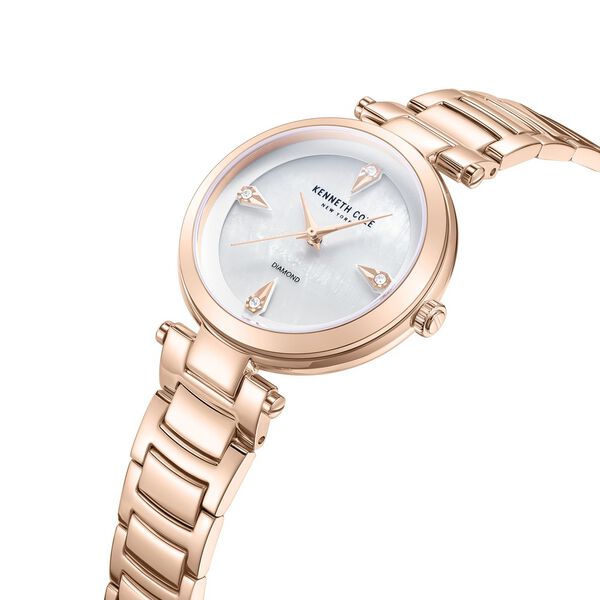 Kenneth Cole Quartz Analog White Dial Stainless Steel Strap Watch for Women - image number 3