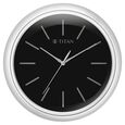 Titan Classic Balck Colour Wall Clock with Silent Sweep 34 x 34 (Medium) - image number 1