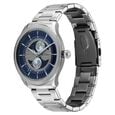 Titan Stellar Analog with Dual Moon Phase and Blue Dial Silver Stainless Steel Strap Watch for Men - image number 4