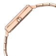 Titan Minimalists Quartz Analog with Date Silver Dial Rose Gold Stainless Steel Strap Watch for Women - image number 3