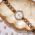 Fastrack Vyb Showstopper Quartz Analog Mother Of Pearl Dial Metal Strap Watch for Girls - image number 0