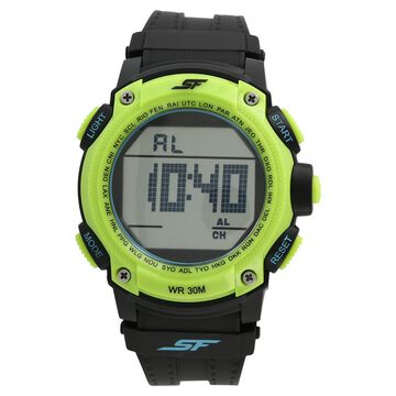 SF Super Fibre Digital Dial Plastic Strap Watch for Men