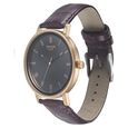 Sonata Quartz Analog Anthracite Dial Leather Strap Watch for Men - image number 1