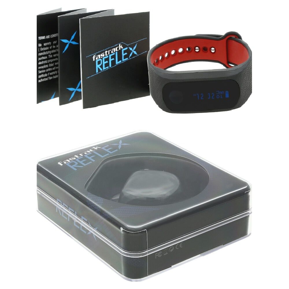 Fastrack swd90059pp06 reflex 2.0 top unisex smart band watch
