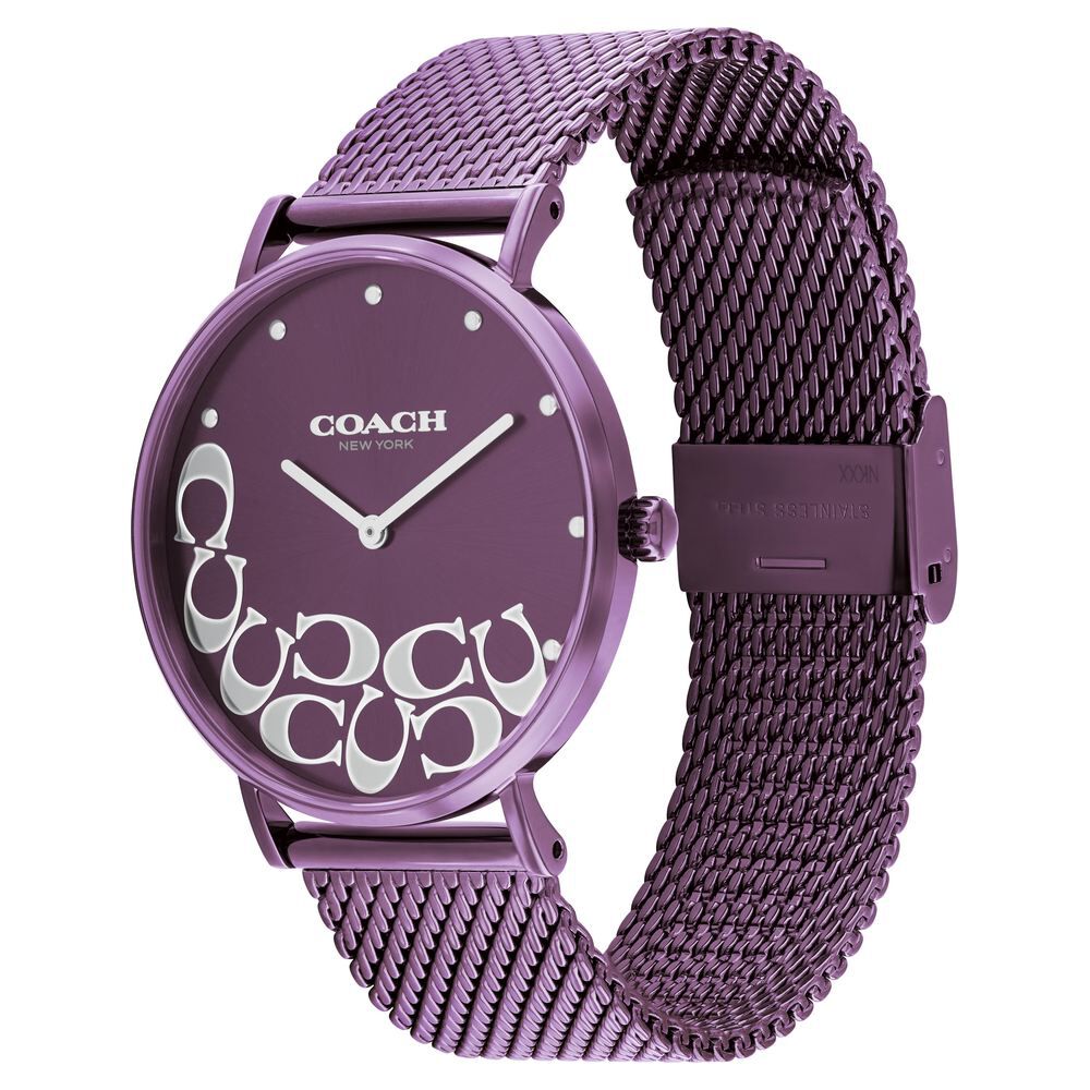 Coach purple watch deals