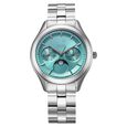 Xylys Swiss Quartz Blue Dial Silver Stainless Steel Strap Watch For Women