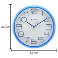 Titan Contemporary White Wall Clock with Projected Numerals - 33.7 cm x 33.7 cm (Medium) - image number 3