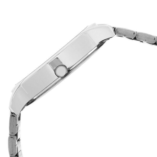 Sonata Quartz Analog with Day and Date Silver Dial Stainless Steel Strap Watch for Men - image number 3