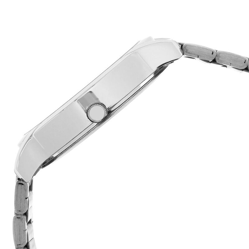 Sonata Quartz Analog with Day and Date Silver Dial Stainless Steel Strap Watch for Men - image number 3