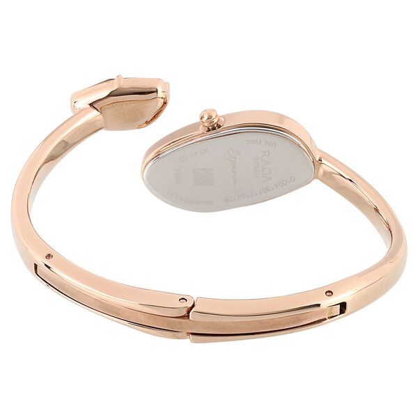 Titan Raga Espana Rose Gold Dial Women Watch With Metal Strap - image number 3