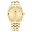 Tommy Hilfiger Quartz Analog Golden Dial Stainless Steel Strap Watch for Women - image number 0