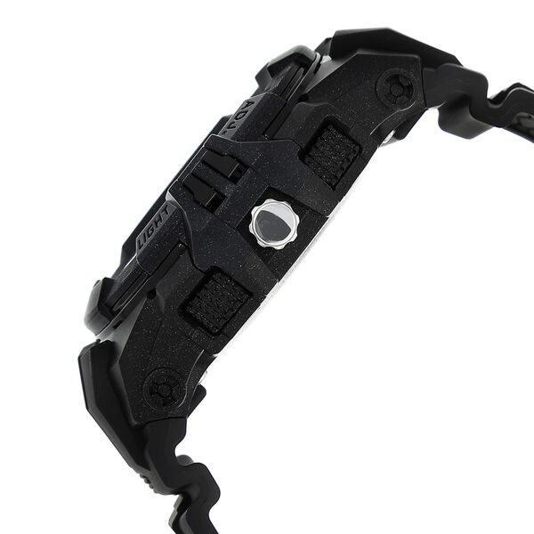 SF Quartz Analog Digital Black Dial Plastic Strap Watch for Men - image number 2