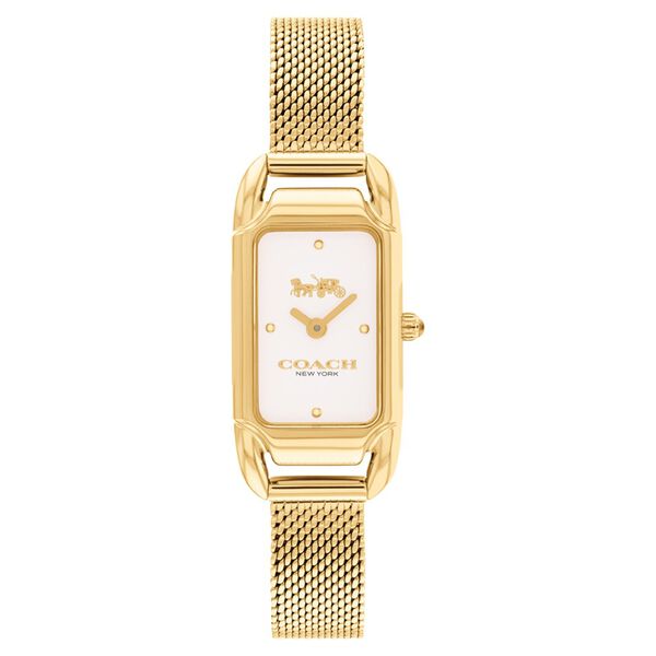 Coach Quartz Analog Silver Dial Stainless Steel Strap Watch for Women - image number 0