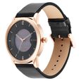 Titan Solar Multifunction Black Dial Black Leather Strap Watch For Men - image number 2