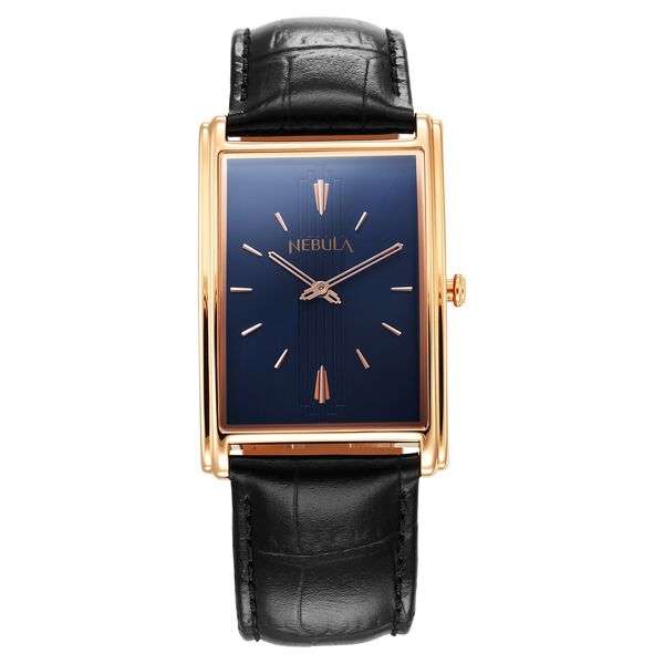 Titan Nebula Art Deco 18k Pink Gold Analog Watch for Men  - image number 1