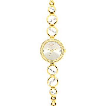 Titan Raga Viva Silver Dial Women Watch With Metal Strap