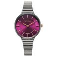 Titan Aura Quartz Analog Rose Gold Dial Stainless Steel Strap Watch for Women
