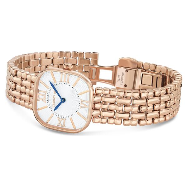 Cerruti 1881 Quartz Analog Off White Dial Stainless Steel Strap Watch for Women - image number 3