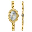 Poze Poze Quartz Analog Golden Dial Golden Metal Strap Watch For Women - image number 1