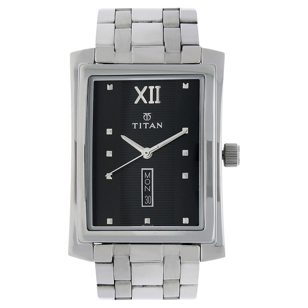 Titan rectangular clearance watches for mens