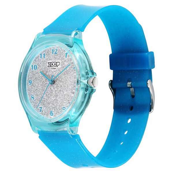 Zoop by Titan Glitter Quartz Analog Grey Dial Polyurethane Strap Watch for Kids - image number 2