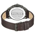 Police Chronograph Green Dial Brown Color Leather Strap Watch For Men - image number 5