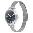 Sonata Silver Lining Black Dial Women Watch With Stainless Steel Strap - image number 1