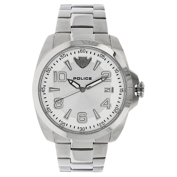 Police Quartz Analog Silver Dial Metal Strap Watch for Men - image number 0