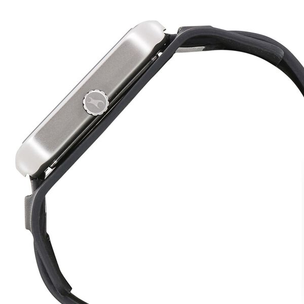 Fastrack Loopholes Quartz Analog Grey Dial Leather Strap Watch for Guys - image number 2