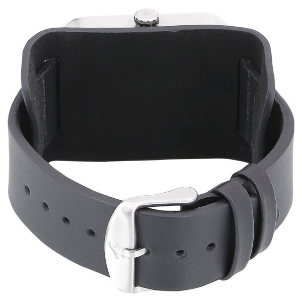 Fastrack Loopholes Quartz Analog Grey Dial Leather Strap Watch for Guys - image number 3