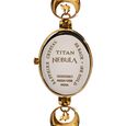 Titan Nebula Jewels 18k Gold Analog with Diamonds and Rubies Watch for Women - image number 3