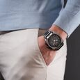 Police Quartz Chronograph Black Dial Grey Stainless Steel Strap Watch For Men - image number 4