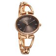 Titan Raga Ascend Quartz Analog Brown Dial With Rose Gold Color Metal Strap Watch For Women - image number 1