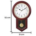 Titan Classic Pendulum Wall Clock with Chime - image number 5