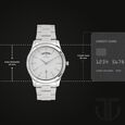 Titan Workwear White Dial Analog with Day and Date Stainless Steel Strap watch for Men - image number 2