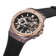 Kenneth Cole Quartz Chronograph Brown Dial Silicone Strap Watch for Men - image number 1